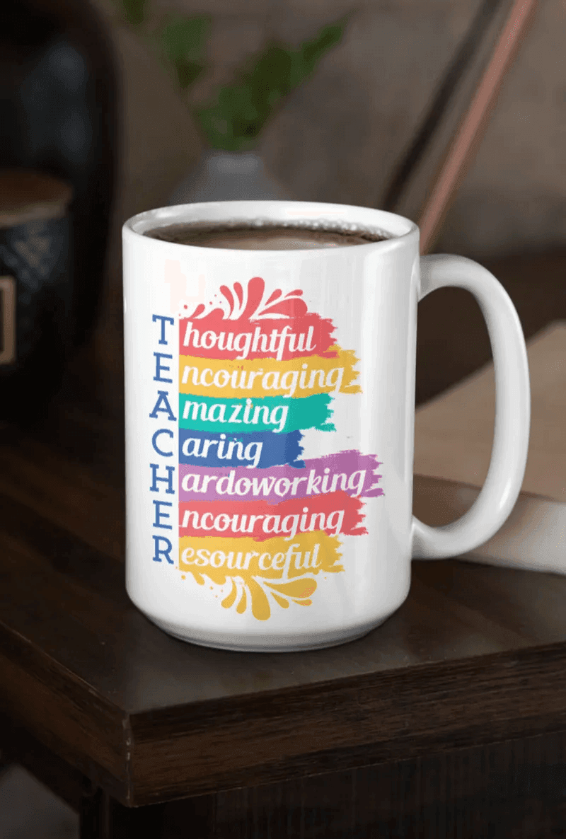 Personalized holiday mug gift