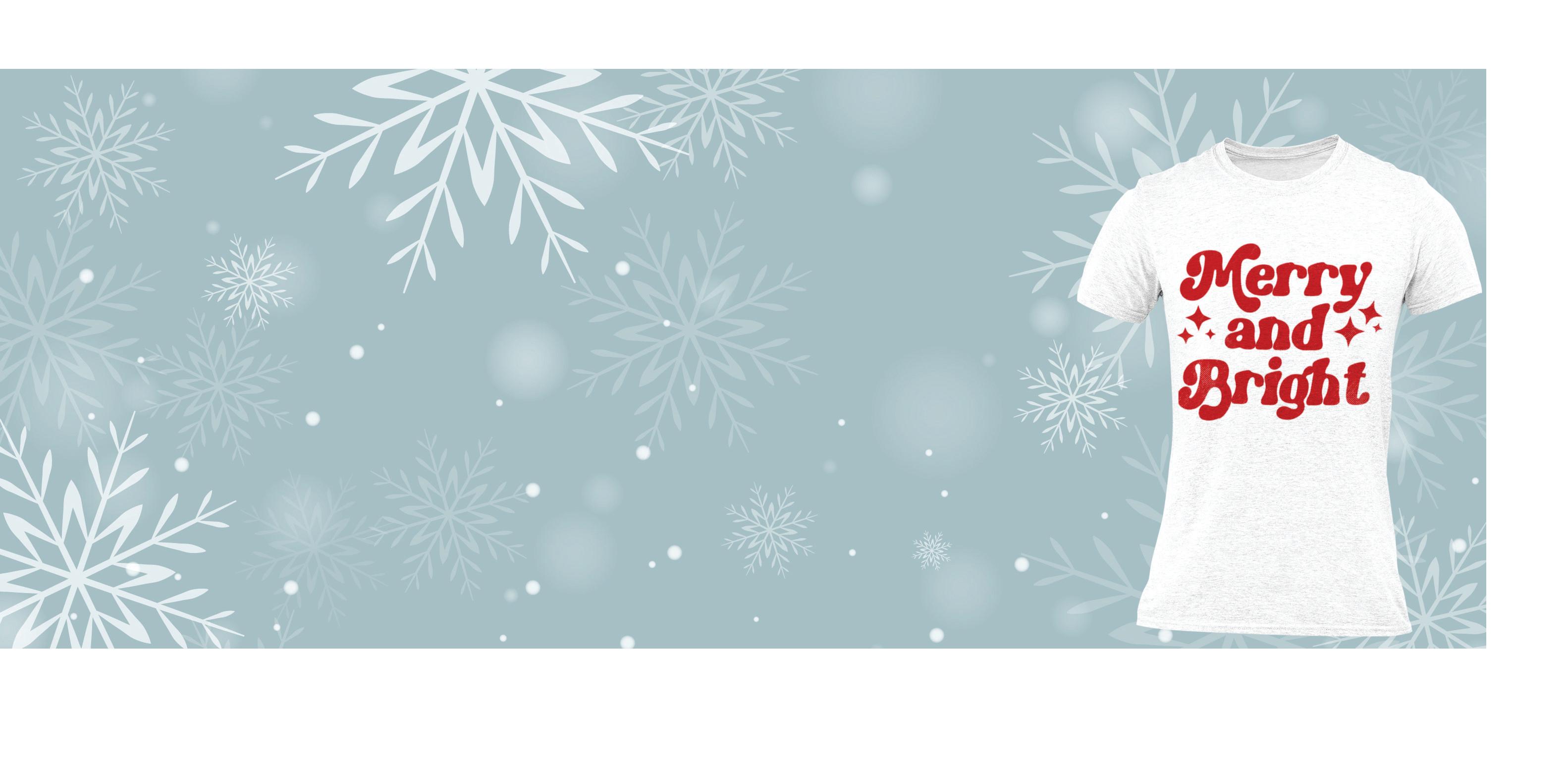 Chrimas T-shirt Banner