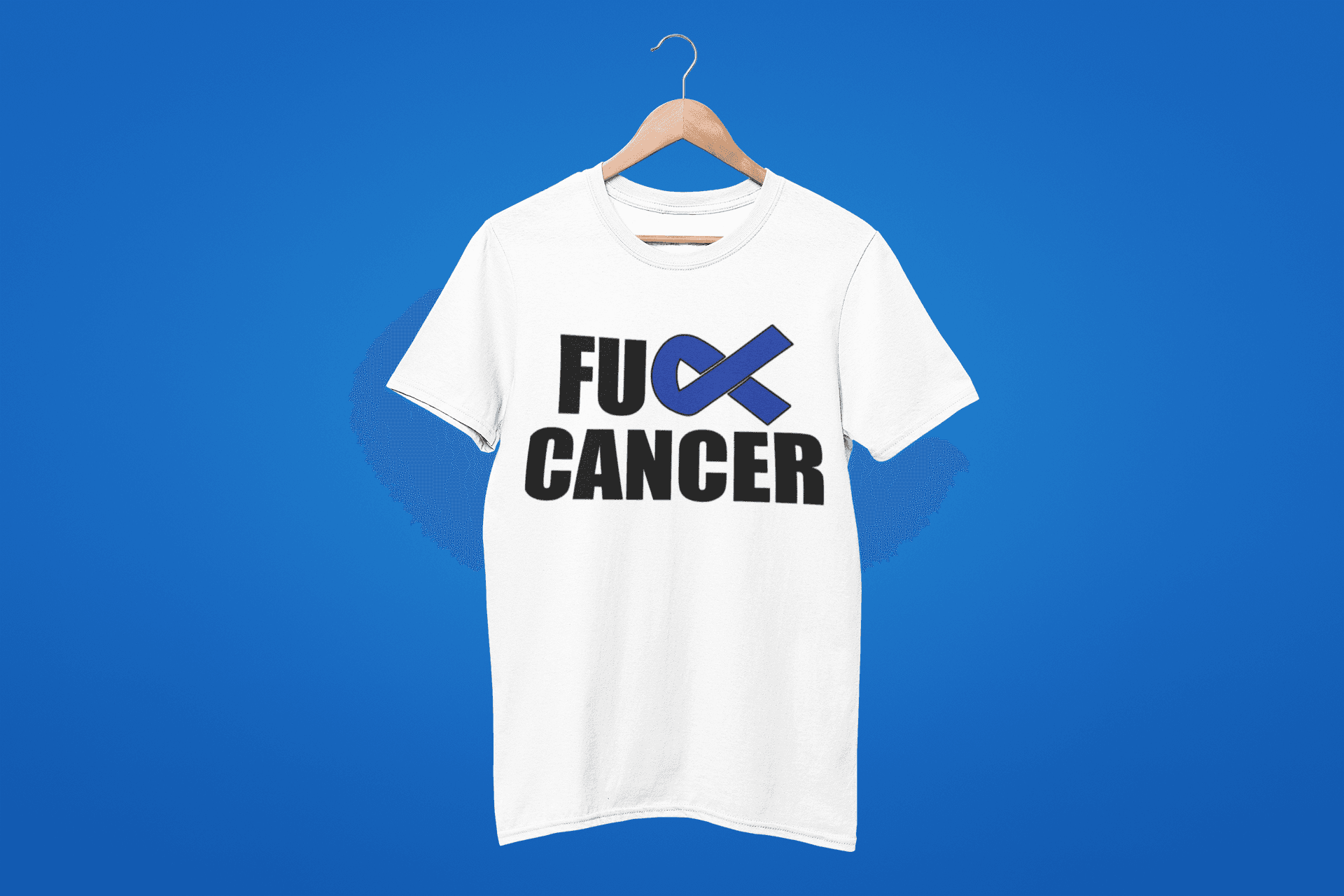 F*ck Colon Cancer Fight Logo T-Shirt