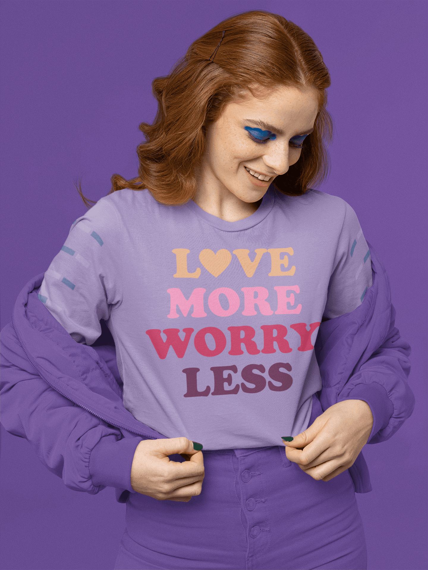 Love More Worry Less t-shirt