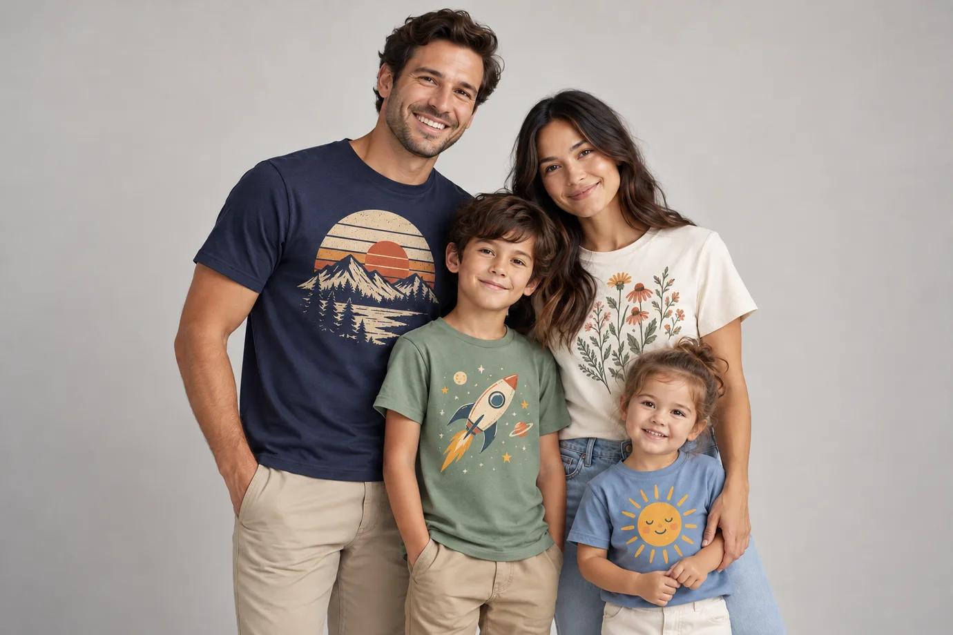Printed t-shirts in everyday fits