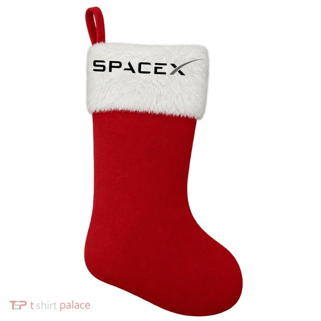 Space X Logo Christmas Stocking